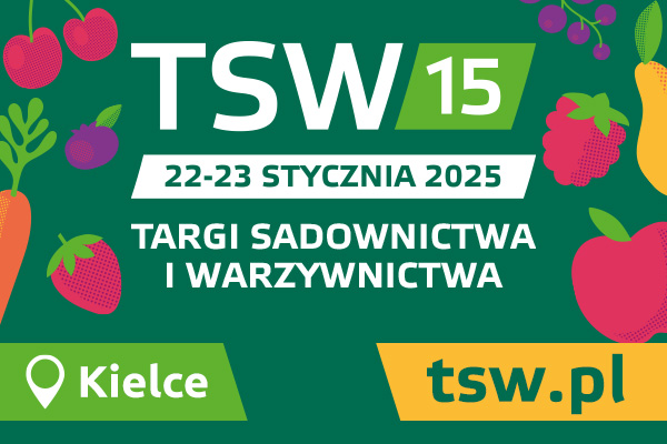 Read more about the article ZAPROSZENIE NA 15. EDYCJĘ TARGÓW SADOWNICTWA I WARZYWNICTWA TSW 2025