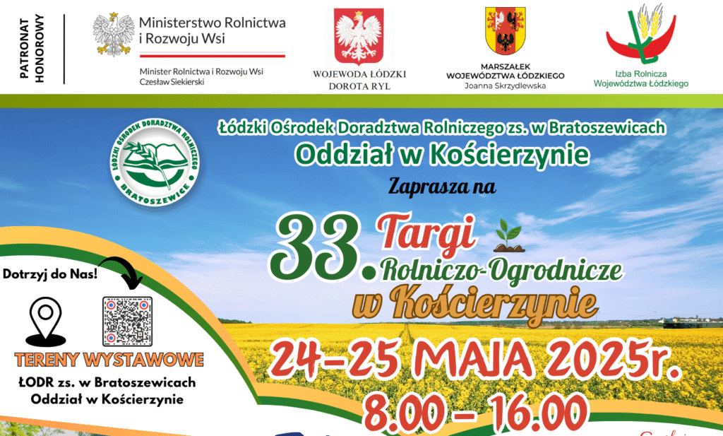 Read more about the article 33. Targi Rolniczo-Ogrodnicze w Kościerzynie