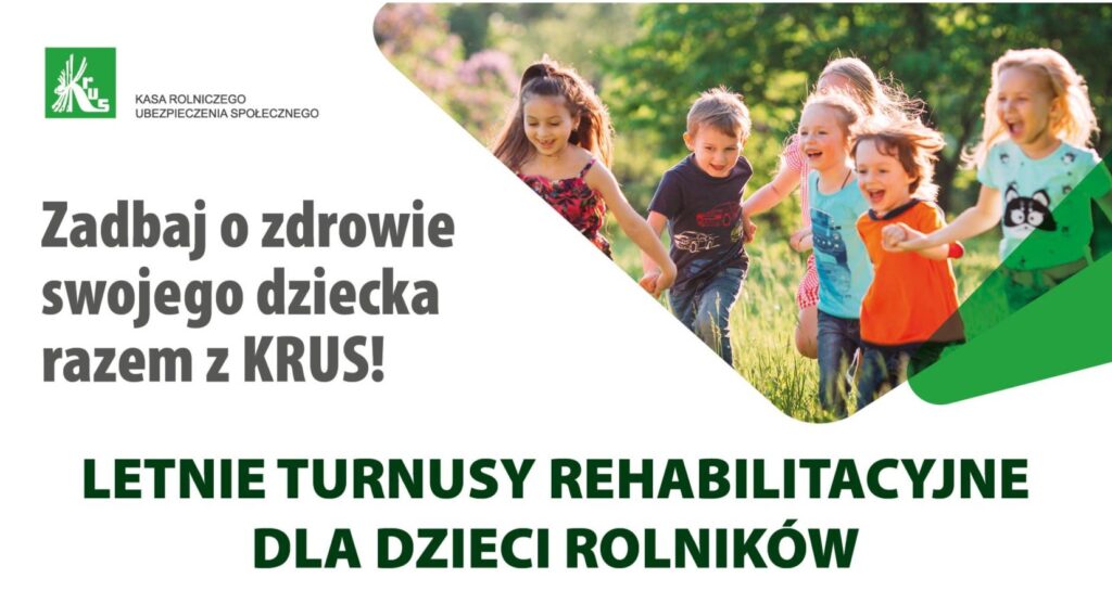 Read more about the article Bezpłatne turnusy rehabilitacyjne dla dzieci rolników