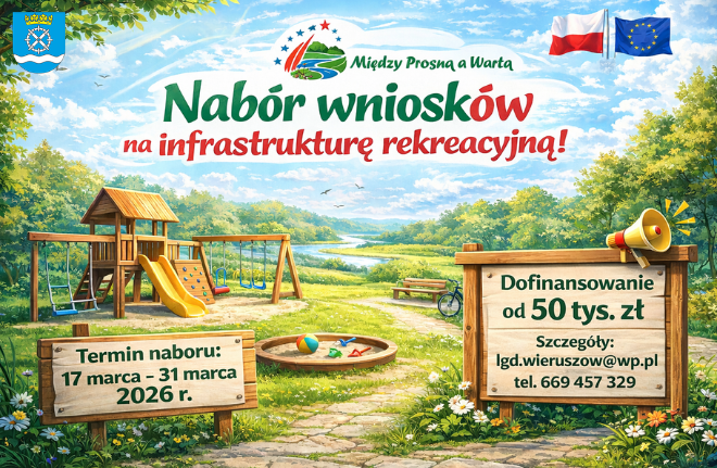 Read more about the article Informacja o planowanym naborze wniosków na infrastrukturę rekreacyjną