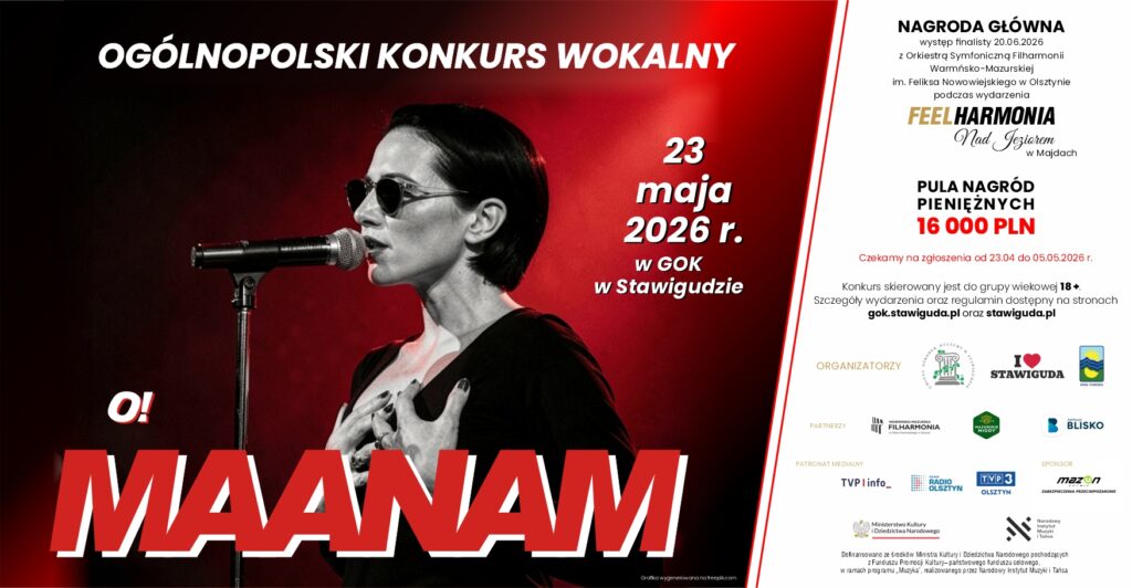 Read more about the article Ogólnopolski Konkurs Wokalny „O! Maanam”